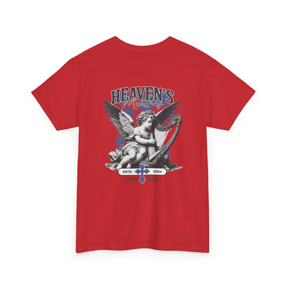 Heaven's Cherub Graphic Tee — Angel Vintage Streetwear T-Shirt