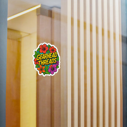 GearHead Threads Floral Sticker