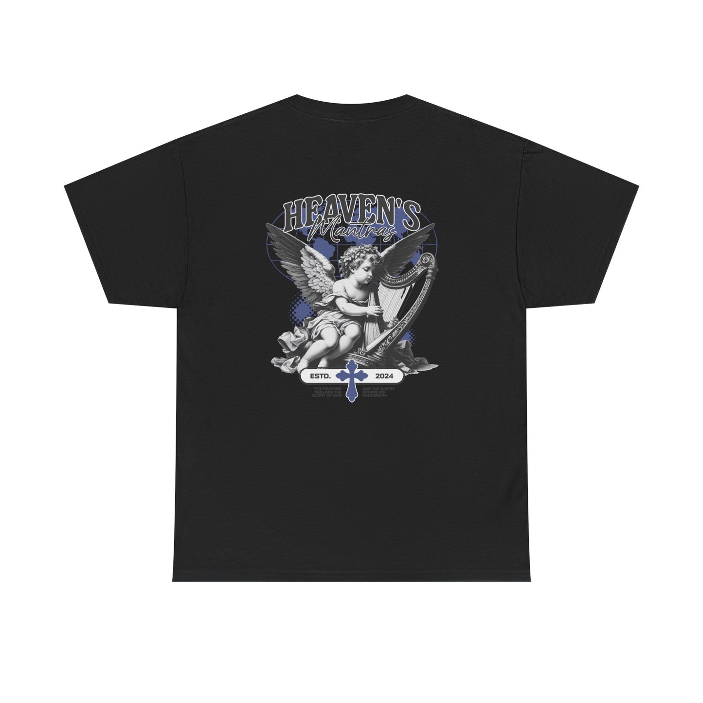 Heaven's Cherub Graphic Tee — Angel Vintage Streetwear T-Shirt
